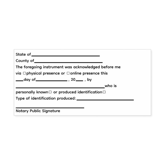 Tampon Auto-encreur Reconnaissance publique notaire standard (Design)