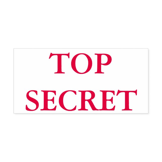 Tampon Auto-encreur Red Top Secret (Design)