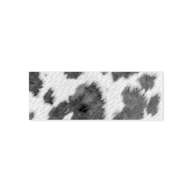 Tampon Auto-encreur Reine Vache Fourrure Noire (Design)