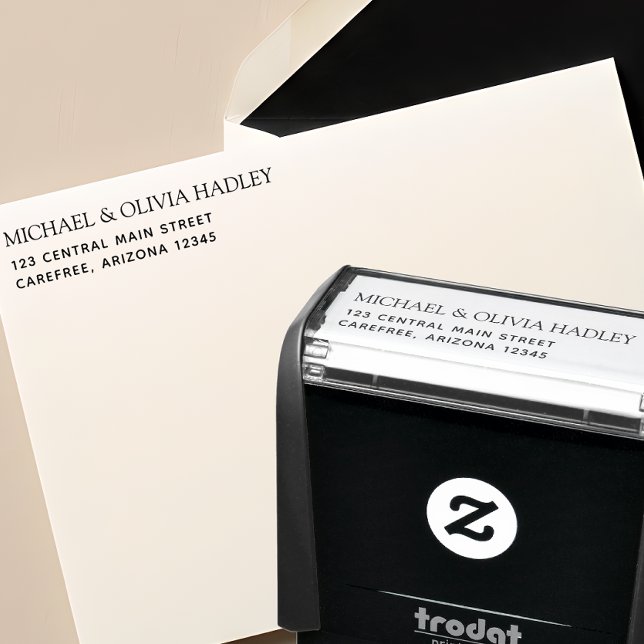 Tampon Auto-encreur Renvoyer le timbre d'adresse du domicile pour les  (Créateur téléchargé)