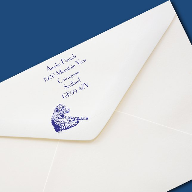 Tampon Auto-encreur Repose de l'adresse personnelle personnalisée Jagu (Créateur téléchargé)