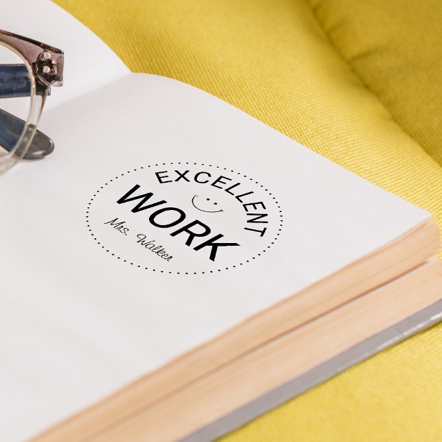 Tampon Auto-encreur Rétroaction positive Excellents Enseignants de tra (Positive Feedback Excellent Work Teachers Self-inking Stamp)