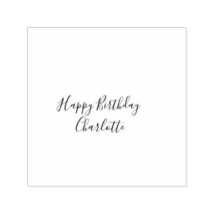 Tampon Auto-encreur Rose bleu jaunejoyeux anniversaire formes enfants