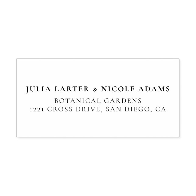 Tampon Auto-encreur Rose sauvage Pétales floraux Affaire de jardin Mar (Design)