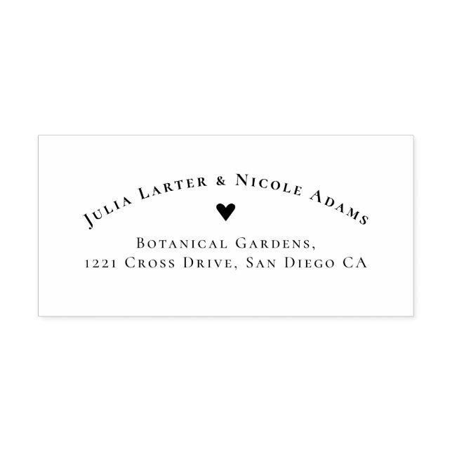 Tampon Auto-encreur Rose Vert Rose Pétales Fleurs Jardin Mariage (Design)