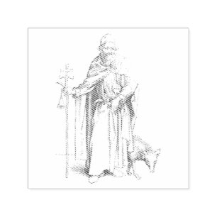 Tampon Auto-encreur Saint Antoine d'Egypte, Père de tous les moines