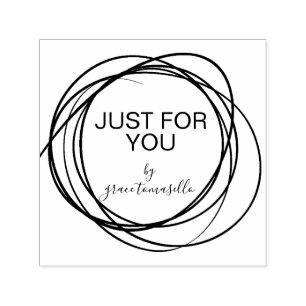 Tampon Auto-encreur Scribble Design Juste Pour Vous Par Personnalisé