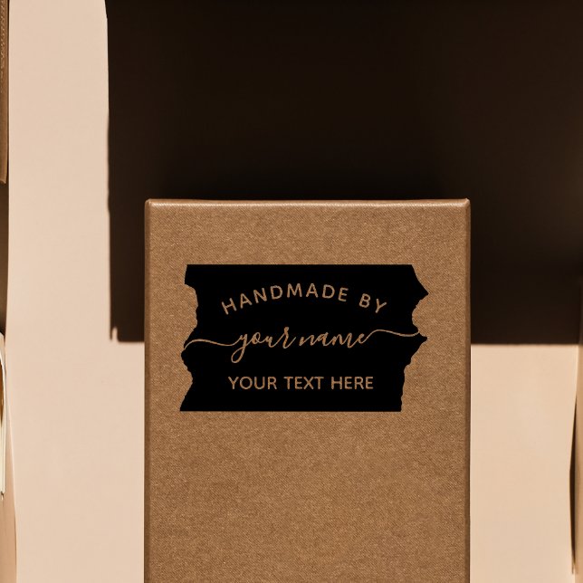 Tampon Auto-encreur Script moderne Fabriqué à la main par timbre d'ent (Créateur téléchargé)