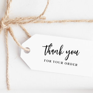 Tampon Auto-encreur Script Rustique Merci pour Votre Commande de Produ