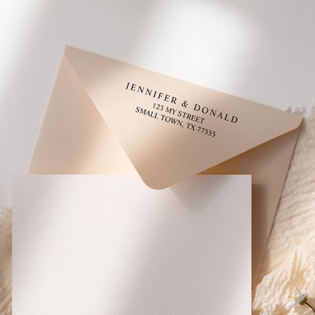 Tampon Auto-encreur Script simple moderne noir (Créateur téléchargé)