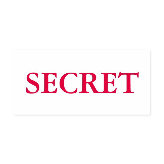 Tampon Auto-encreur Secret Rouge (Design)