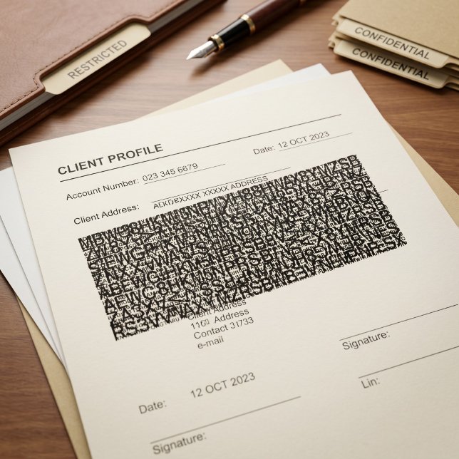 Tampon Auto-encreur Sécurité des documents confidentiels (Créateur téléchargé)