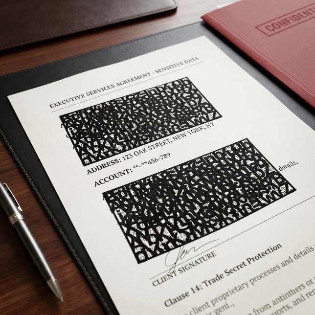 Tampon Auto-encreur Sécurité des documents confidentiels (Créateur téléchargé)