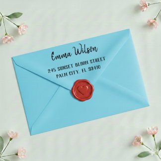 Tampon Auto-encreur Self Inking Custom Name And Address Rubber Stamp