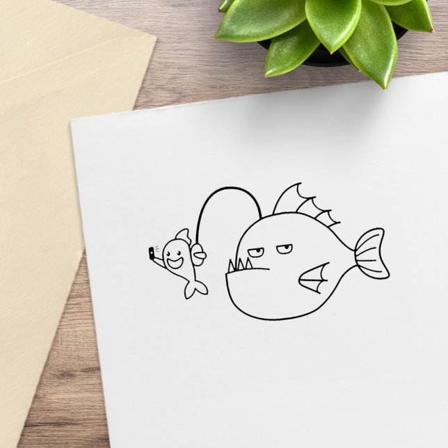 Tampon Auto-encreur Selfie à l'angeraie (Créateur téléchargé)