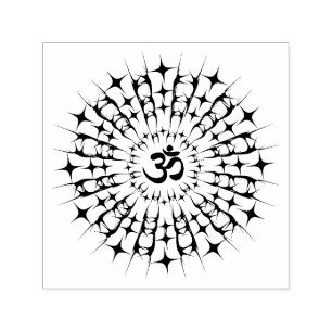 Tampon Auto-encreur Shri Yantra ou Sri Chakra - Glowing Energy