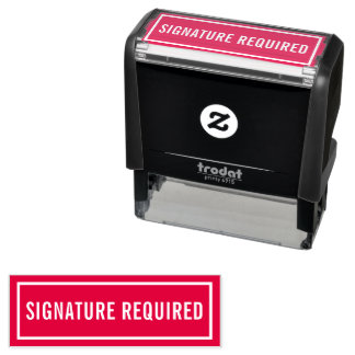 Tampon Auto-encreur Signature Required