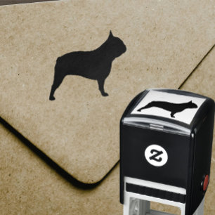 Tampon Auto-encreur Silhouette de Bouledogue Français