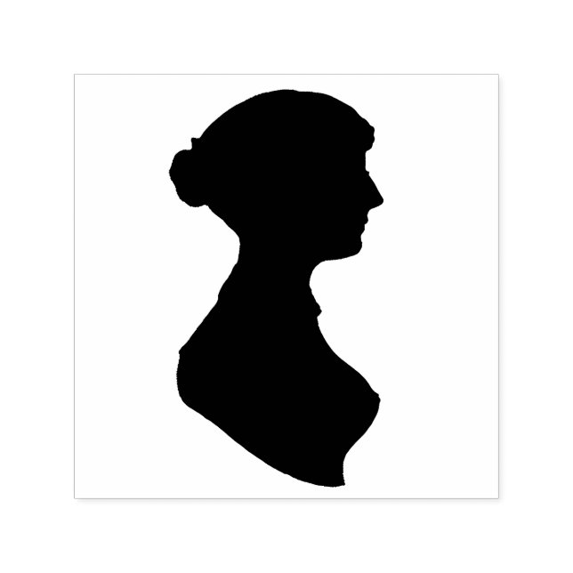 Tampon Auto-encreur Silhouette de Jane Austen (Design)