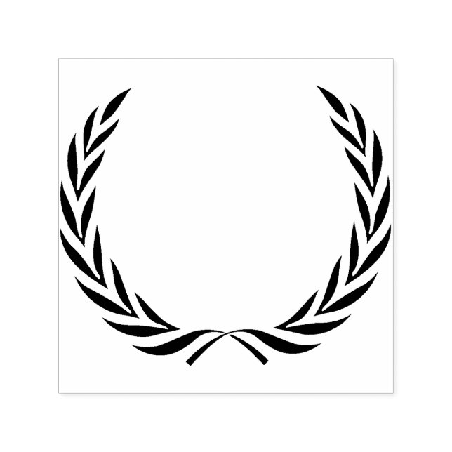 Tampon Auto-encreur Silhouette simple de guirlande (Design)