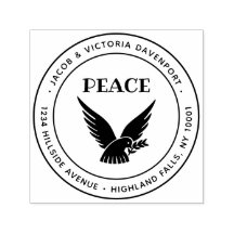 Simple Christian Dove & Peace Adresse de retour