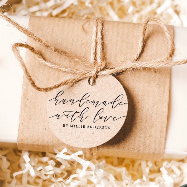 Tampon Auto-encreur Simple fait à la main avec script d'amour Petite e (Créateur téléchargé)