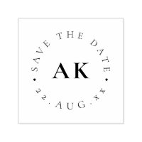 Simple Monogramme Circle Police minimaliste modern