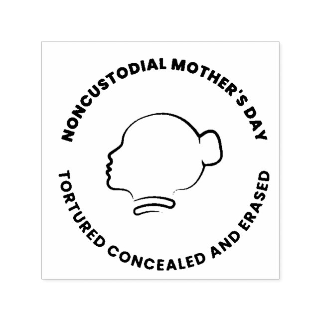 Tampon Auto-encreur Stamp For Noncustodial Mothers (Design)