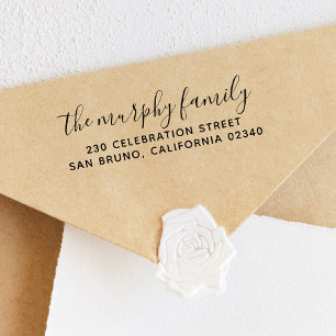 Tampon Auto-encreur Styish Modern Bold Adresse de retour