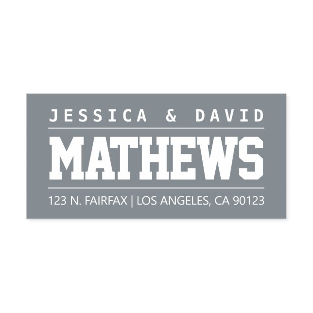 Tampon Auto-encreur Style créatif gras (Design)