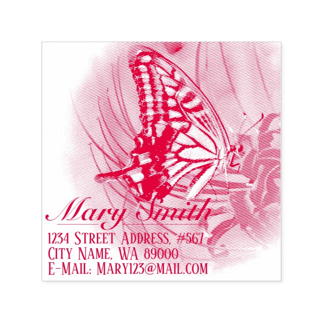 Tampon Auto-encreur Swallowtail (Design)