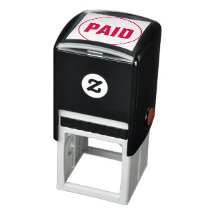 Tampon Auto-encreur Tampoinçonneur encreur simple encadrement PAYÉ 