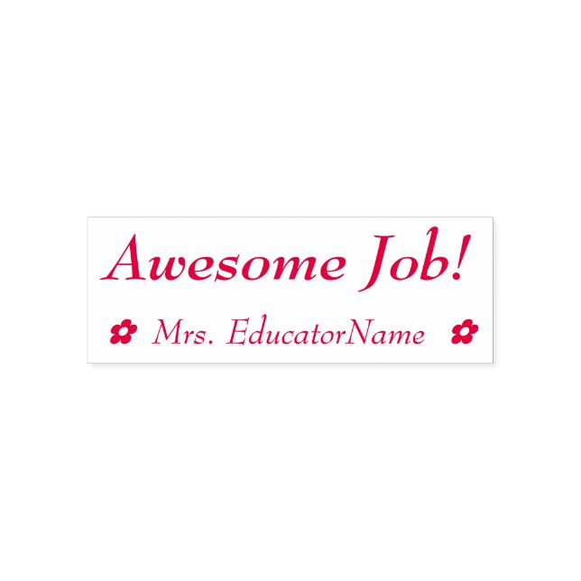 Tampon Auto-encreur Tampon en caoutchouc pour assistant d'enseignement (Design)