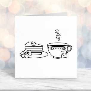 Tampon Auto-encreur Teacup and Cake