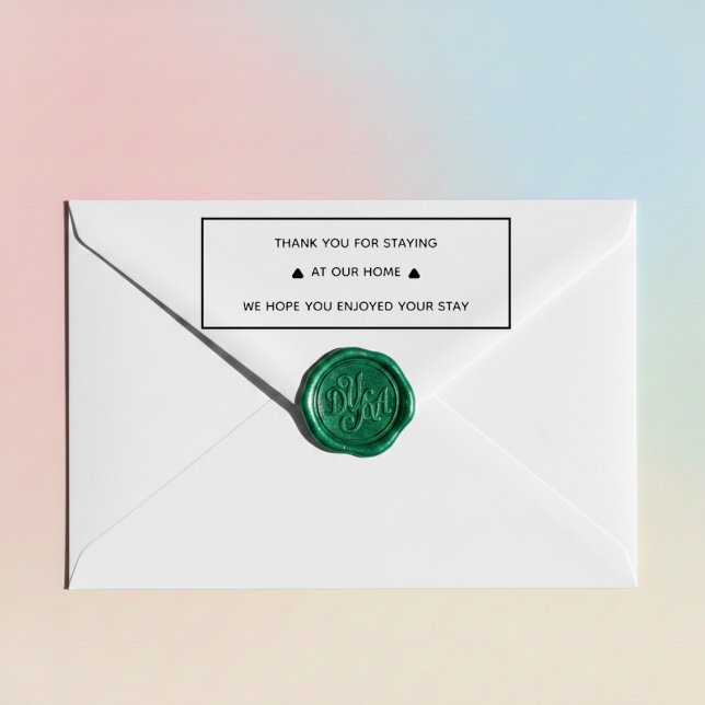 Tampon Auto-encreur Thank You Guest Stamp for Vacation Rental Hosts (Créateur téléchargé)
