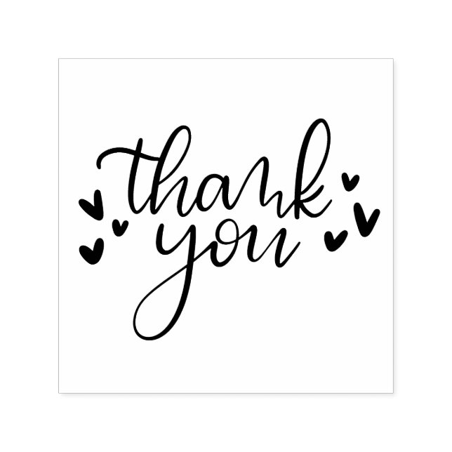 Tampon Auto-encreur Timbre auto-alimentant Merci (Design)