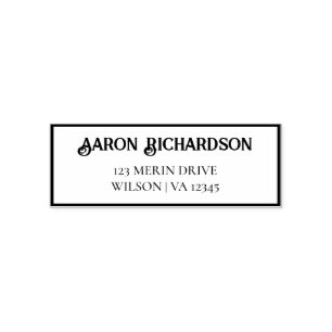 Tampon Auto-encreur Timbre auto-écriture de l'adresse de retour