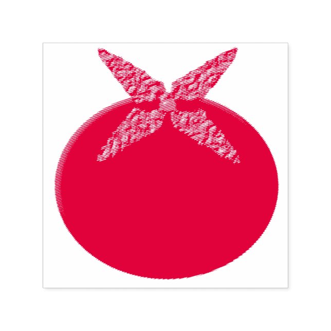 Tampon Auto-encreur Timbre auto-encastrable de Noël Pudding (Design)