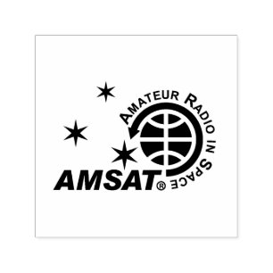 Tampon Auto-encreur Timbre auto-encastrable du logo AMSAT