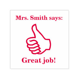 Tampon Auto-encreur Timbre auto-encastrable "Pouce vers le haut"