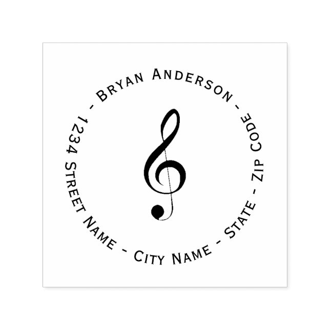 Tampon Auto-encreur Timbre auto-encastré de l'adresse de retour de la  (Design)