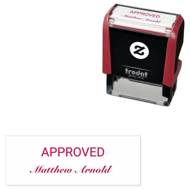 Tampon Auto-encreur Timbre auto-encodeur professionnel approuvé avec s (En situation)