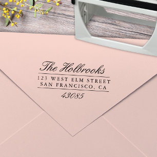 Tampon Auto-encreur Timbre auto-encrage de l'adresse de retour de scri