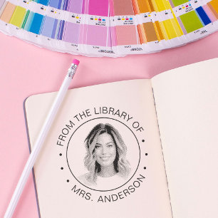 Tampon Auto-encreur Timbre auto-encrage de l'enseignant de la biblioth