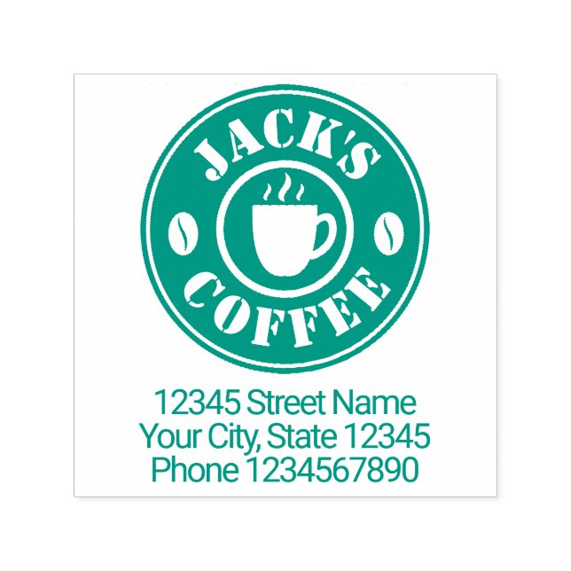 Tampon Auto-encreur Timbre auto-encre en caoutchouc pour l'entreprise  (Design)