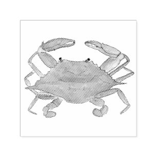 Tampon Auto-encreur Timbre crabe bleu