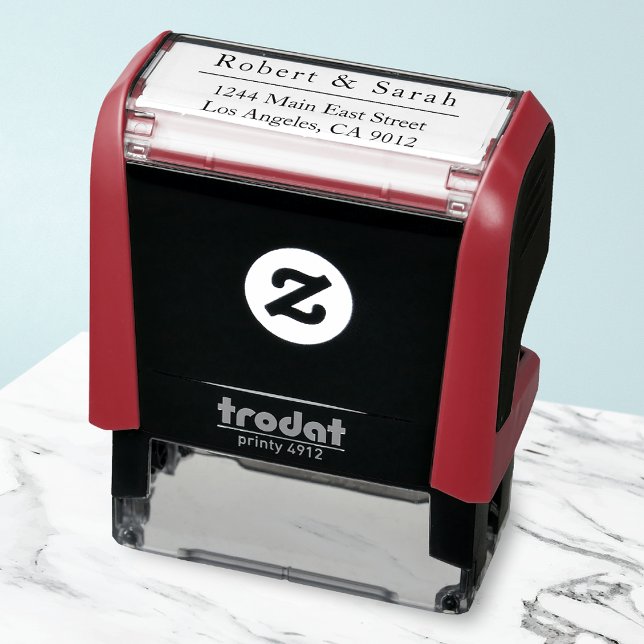 Tampon Auto-encreur Timbre d'adresse de retour automatique (Créateur téléchargé)