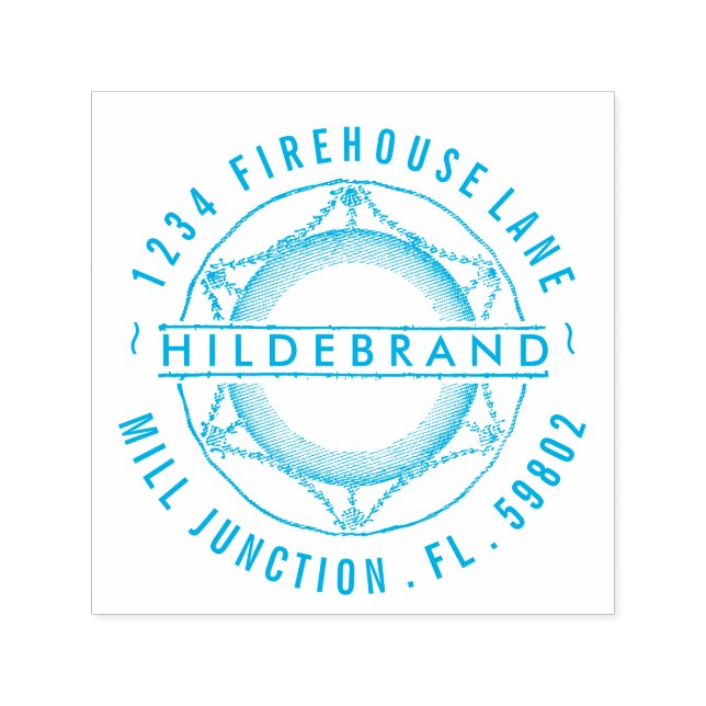 Tampon Auto-encreur Timbre d'adresse de retour automatique de la plaqu (Design)