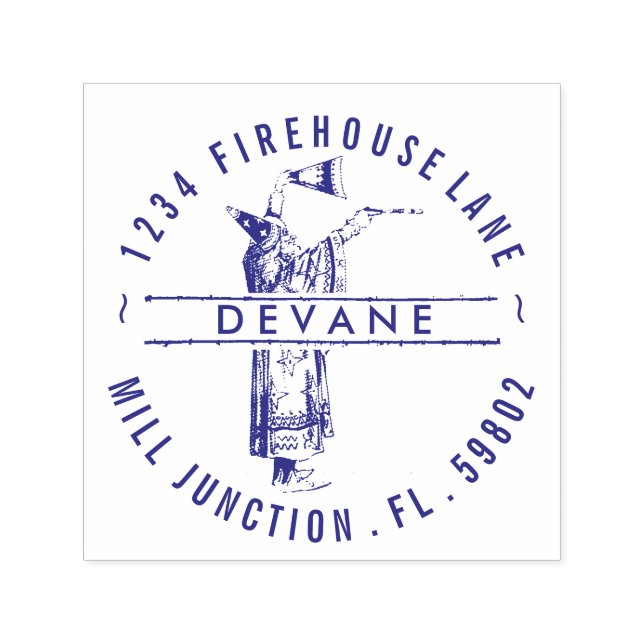 Tampon Auto-encreur Timbre d'adresse de retour automatique de l'Assist (Design)