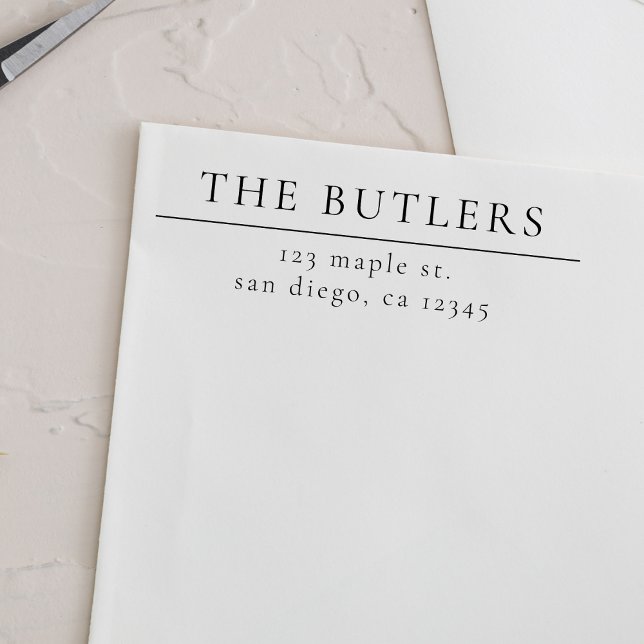 Tampon Auto-encreur Timbre d'adresse de retour personnalisé (Créateur téléchargé)